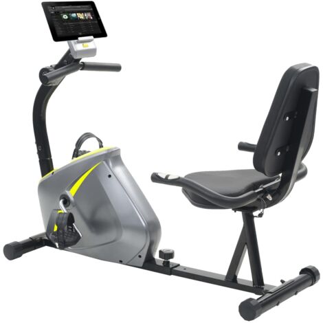 Vélo d'appartement magnétique couché avec mesure du pouls CFW27450
