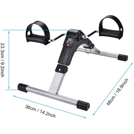 Vélo d'appartement pliable d'intérieur, pédalier de fitness pour les jambes