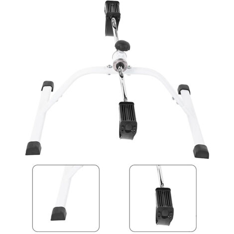 Vélo d'exercice mini portable pour entraînement mains et pieds - Idéal seniors