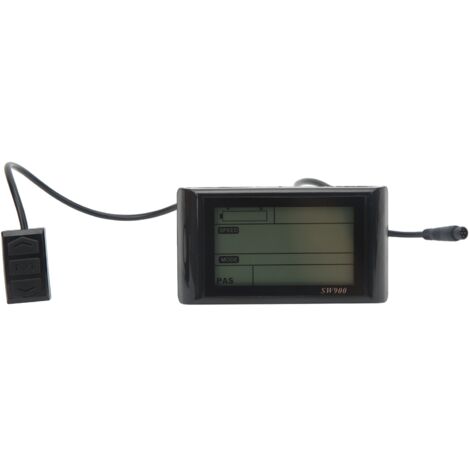 Vélo électrique, vélo, scooter électrique, compteur LCD SW900 avec connecteur étanche