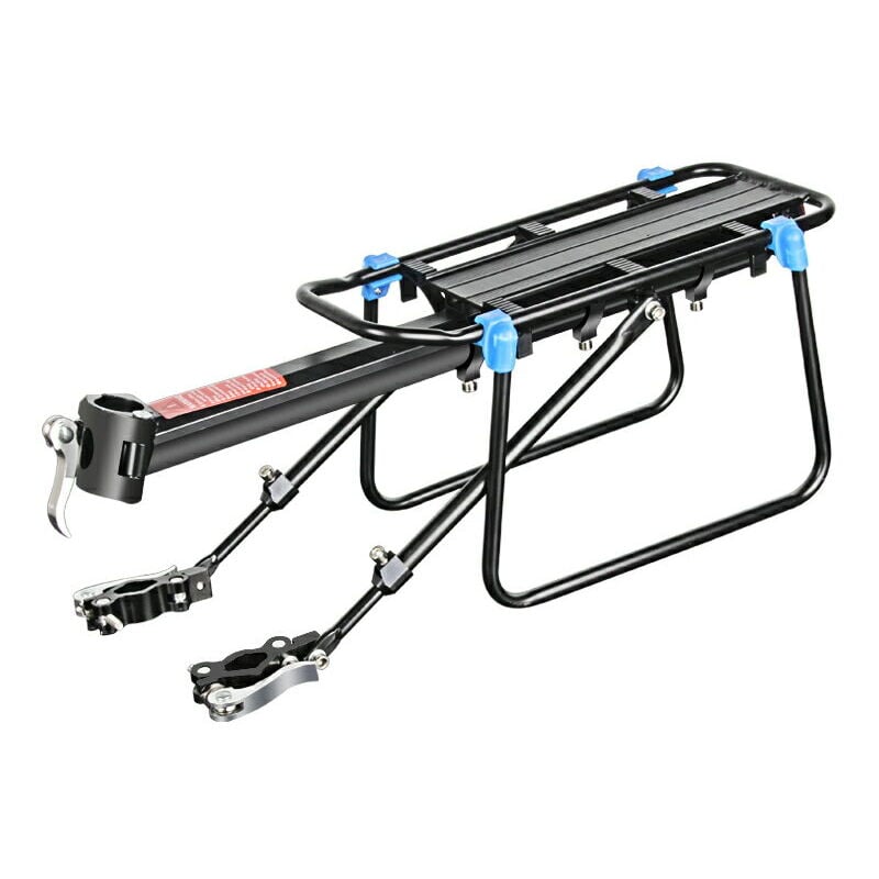 Ikodm - Vélo Porte Bagage, Porte vélos réglable, Charge maximale 75 kg, Alliage d'aluminium Vélo Racks avec, Installation Rapide avec réflecteur