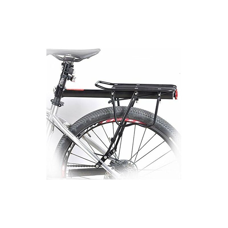 Beijiyi - Vélo Porte Bagagec en Aluminium Réglable Transporteur Porte-Bagages arrière avec réflecteur