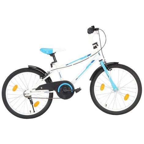 Vélo pour enfants 20 pouces Bleu et blanc