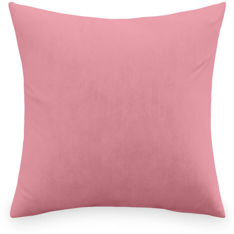 Velvet Cushion - Cover and Filling - Mesmal Pastel pink
