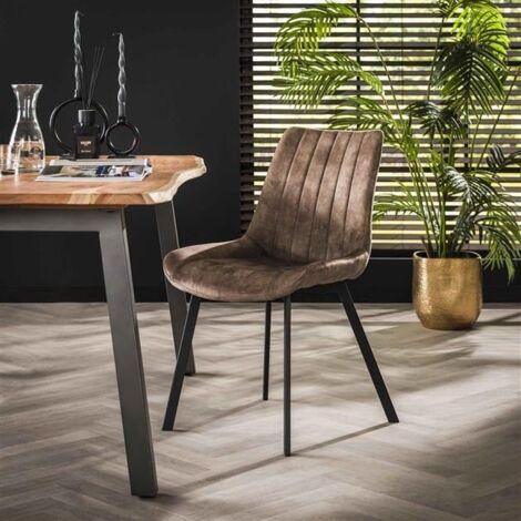 Velvet Dining Chair Marty Champagne