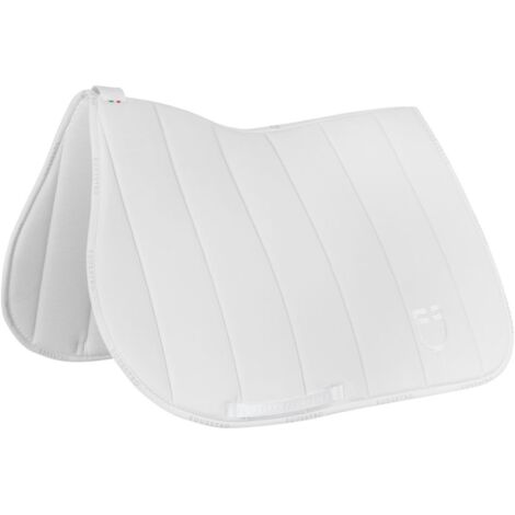 Velvet jumping saddle pad seconda scelta: full, Blu/Nero