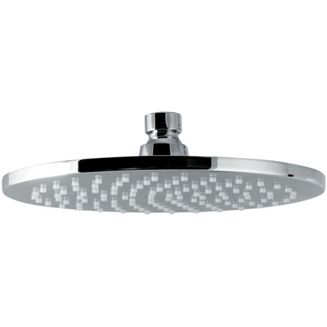 Vema Round Brass Shower Head 200mm Diameter - Chrome