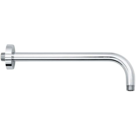 Vema Round Wall Mounted Shower Arm 300mm Length - Chrome