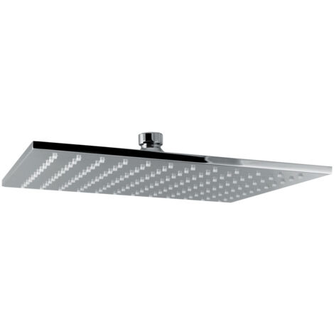 Vema Square Brass Shower Head 250mm x 250mm - Chrome