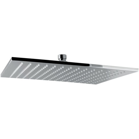 Vema Square Brass Shower Head 300mm x 300mm - Chrome