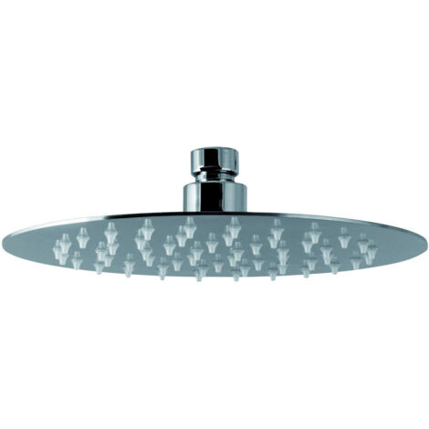 Vema Ultraslim Round Shower Head 200mm Diameter - Chrome
