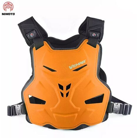 Vemar – gilet de protection pour moto, gilet d&39été pour Motocross, gilet de course hors route, équipement de protection de la poitrine,Orange,CHINA