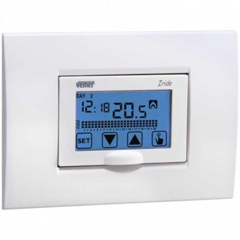 Vemer chronothermostat iride built-in touch screen ve456000
