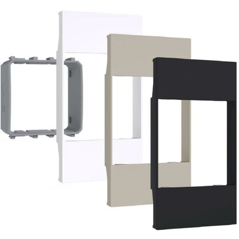 Vemer kit installazione mont. living now 2 moduli bi/nr/sab ve793400