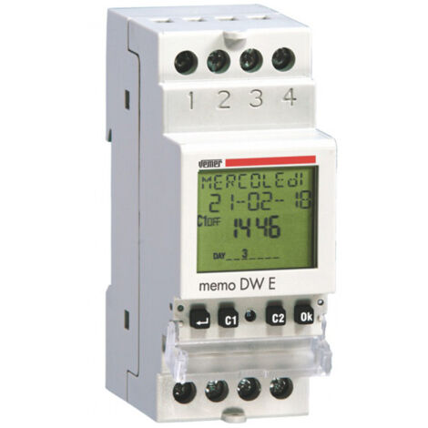 Vemer Memo DW ESchaltuhr mit Zeitfunktion  VP871800
