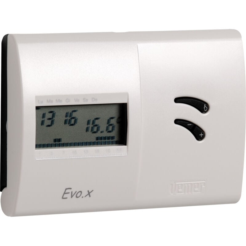 Vemer - Tthermostat mural à batterie VN118600 Evo.X Blanc