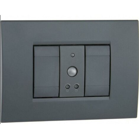 Vemer sensore di ir rivelatore di presenza inc.1mod antracite ve770700
