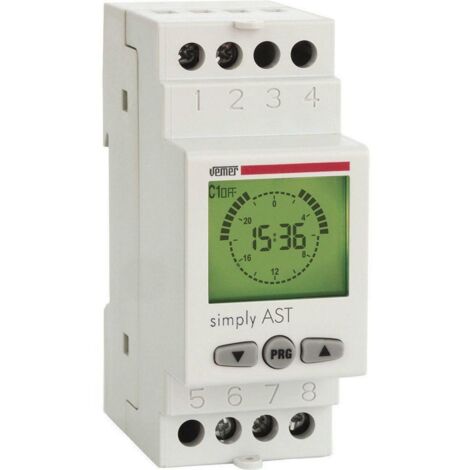 Vemer simply ast interruttore  crepuscolare astronomico ve707600