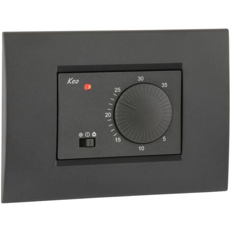 Vemer termostato keo-a elettronico a incasso con selettore vn171500