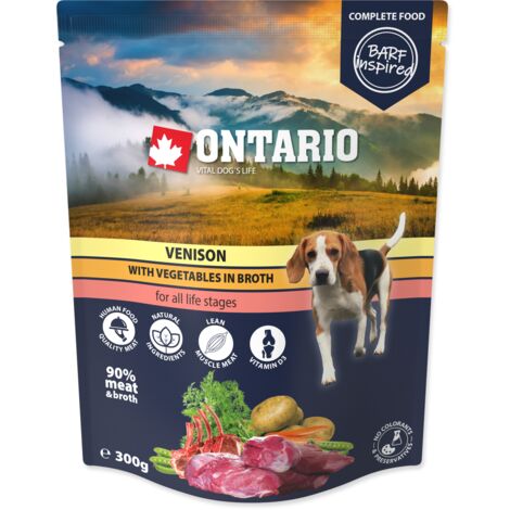 Venaison de l'Ontario avec légumes en bouillon 300 g
