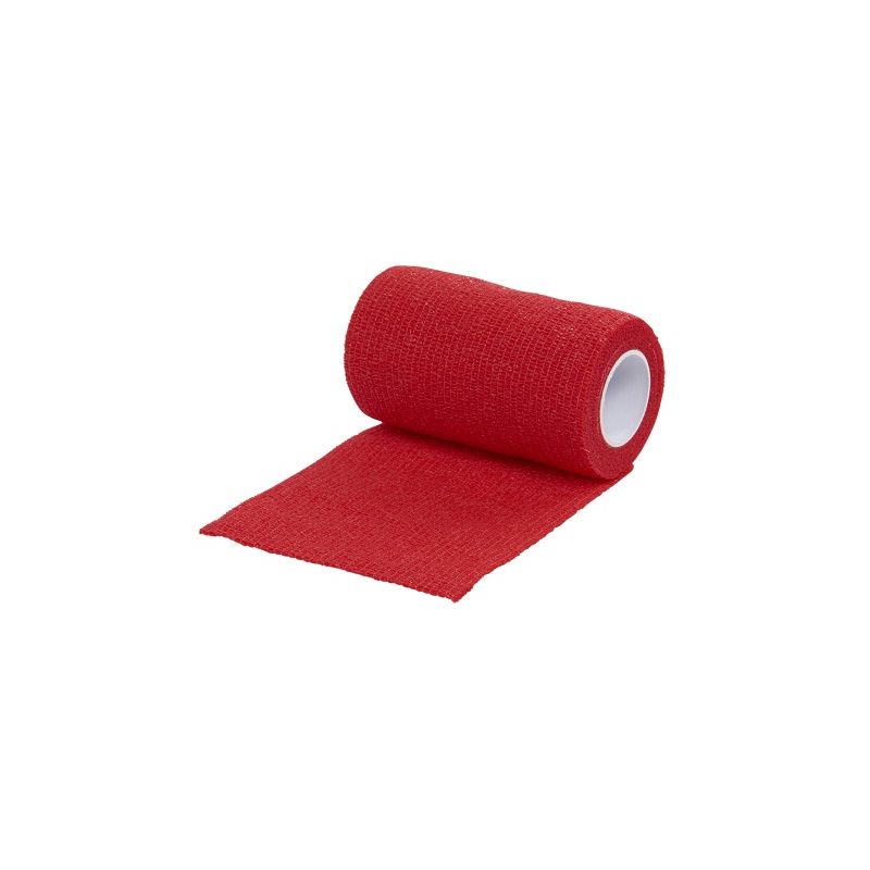 

Vendaje VET-FLEX flexible para animales 10 m x 4,5 cm - 1 Rollo - Color Rojo