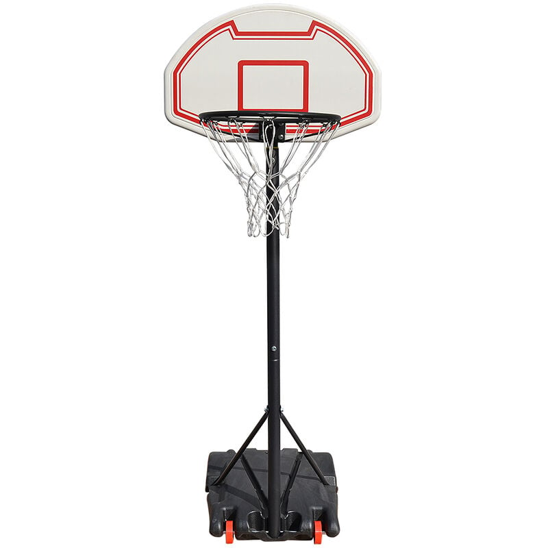 Haloyo - Vendeur pro Panier de Basket Enfant sur Pied,Panier de Basket-Ball Mobile sur 2 roulettes, Portable Panier Basket Hauteur Réglable 7353246cm