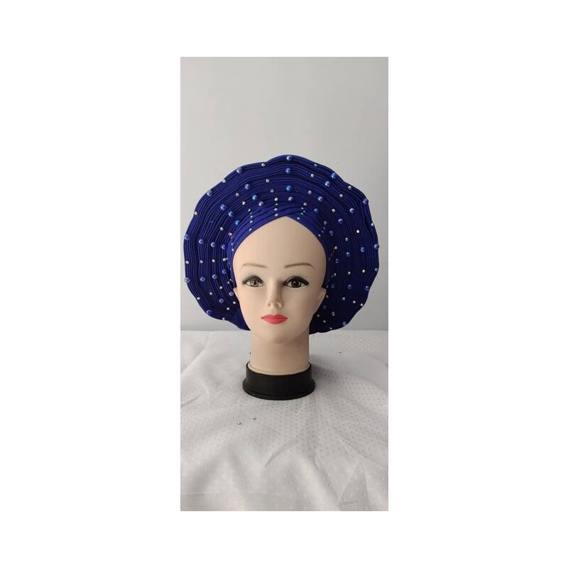 Vendita calda nigeriano Gele Headtie Aso Oke Gele
