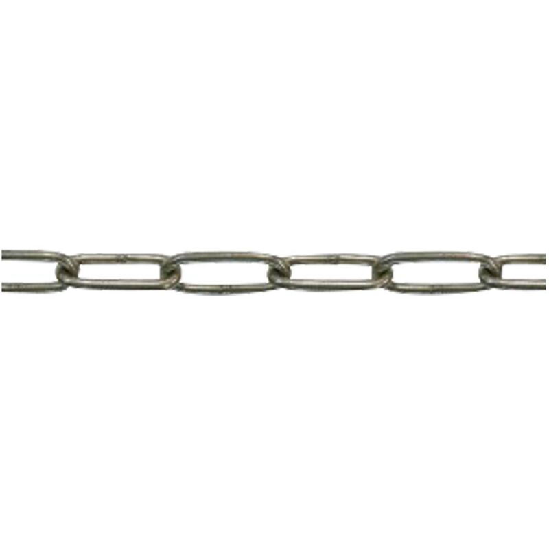 M Chaîne à maillon long Diamètre 8 Inox A4 (vendu au m)-1 pièce
