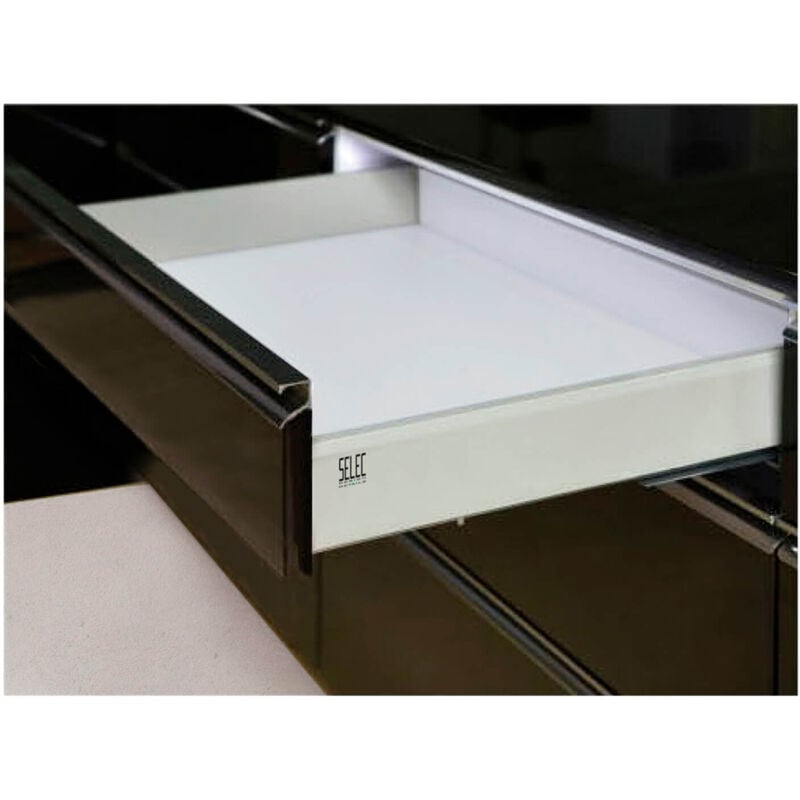 Selec Design - Tiroir Veneto Comp.Ext.Total 084-450Mm Gris Smove