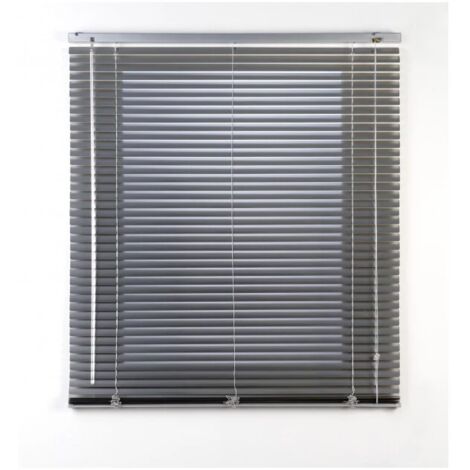 veneziana in alluminio "techno" grigio, 75x160 cm