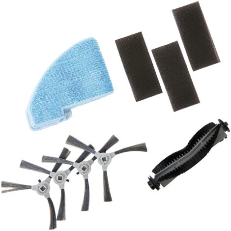 Venga Kit di Ricambi per Robot Aspirapolvere VG RVC 3001, 4 Spazzole Laterali, 1 Spazzola a Rullo, 3 Panni Mop, 3 Set Filtri, SP VG RVC 3001 KIT