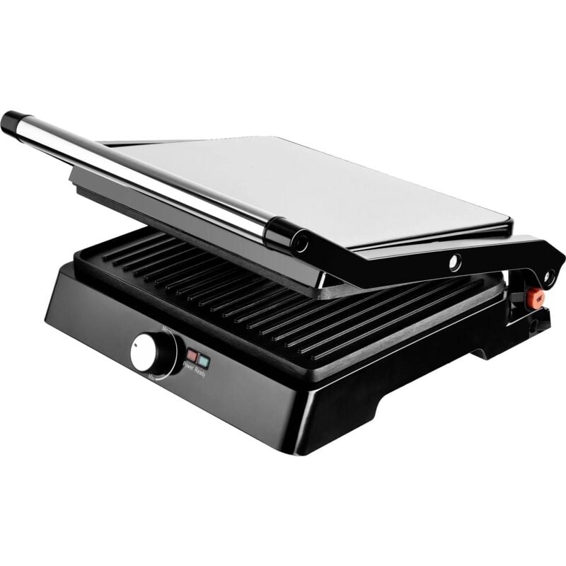 Voelkner Selection - venga vg cog 3003 électrique Grill à contact réglage de la température en continu acier inoxydable, noir A749423
