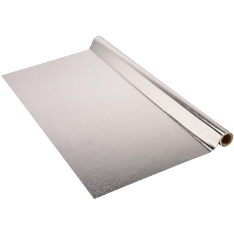 Venilia Pellicola adesiva, Alluminio Spazzolato Ottica in metallo, 67,5cm x 1,5m, Spessore 120μ, Pellicola autoadesiva per mobili o cucina, carta da parati, PVC senza ftalati, Prodotto in UE