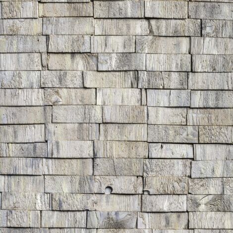 Venilia Pellicola adesiva, Parete di assi di legno marrone, 45cm x 1,5m, Spessore 95μ, Pellicola autoadesiva per mobili o cucina, carta da parati, PVC senza ftalati, Prodotto in UE