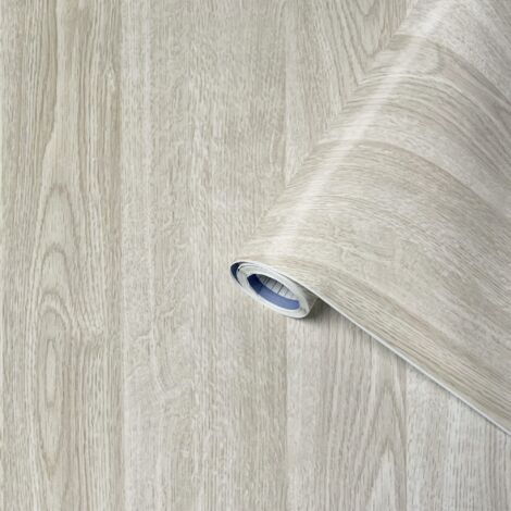 Venilia Pellicola Adesiva Perfect Fix, Effetto Legno Pino grigio, 67,5cm x 2m, Spessore 150μ, Pellicola autoadesiva per mobili o cucina, carta da parati, PVC senza ftalati, Prodotto in UE