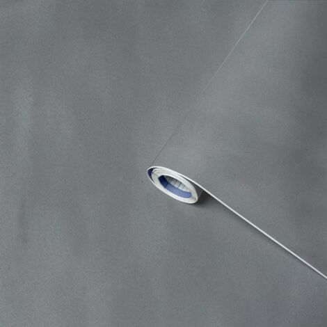 Venilia Pellicola adesiva, Velluto Ottica di velluto Grigio chiaro, 45cm x 1m, Spessore 140μ, Pellicola autoadesiva per mobili o cucina, carta da parati, PVC senza ftalati, Prodotto in UE