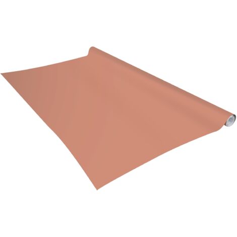 Venilia Unimat - Pellicola adesiva adesiva per mobili, in terracotta, 67,5 cm x 2 m, in PVC, senza ftalati, prodotto in UE