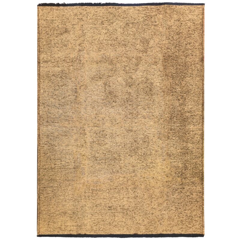 Venice - Tapis en coton et polyester lavable tissé plat beige 120x170