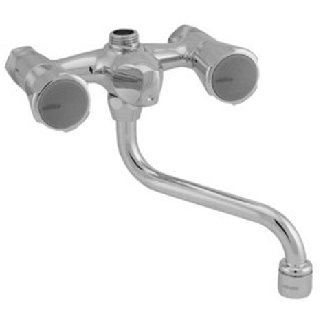 Venlo Nimbus II Laiton Eco robinet de douche avec inverseur 12cm entraxe chrome