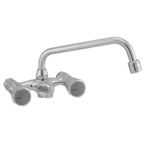 Venlo Nimbus ii messing mitigeur de douche eco avec inverseur et bec verseur 12cm entraxe chrome - chrome