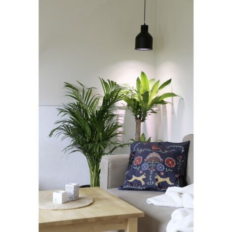 Venso E27 SAGA Lampenschirm Schwarz LED Pflanzenlampe