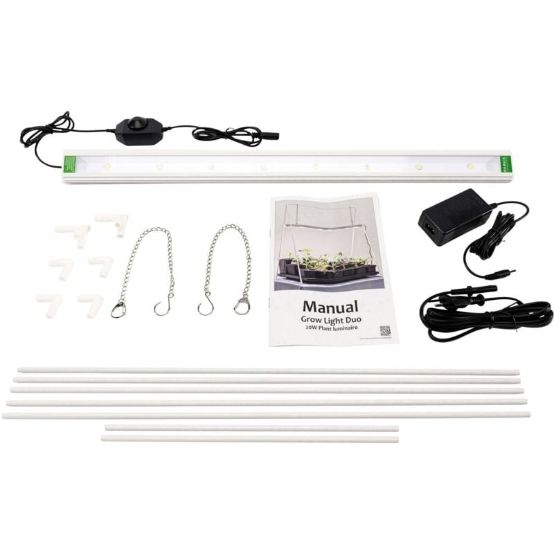 Venso Lampe de croissance avec trépied GrowLight Duo led intégrée 22 w blanc neutre 1 pc(s) C659901