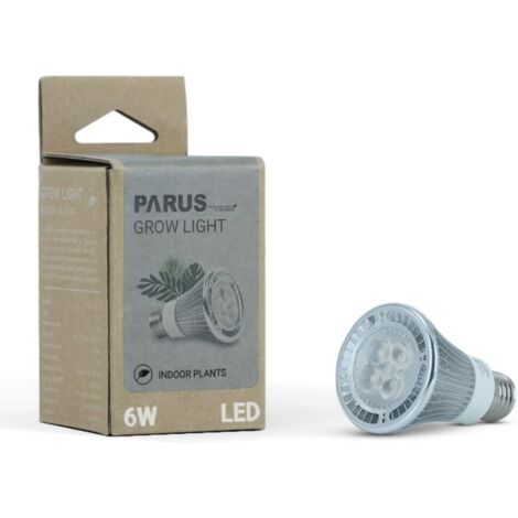 VENSO ECOSOLUTIONS Venso Pflanzenlampe 89.5 mm 230 V E27 6 W Neutralweiß Reflektor 1 St.