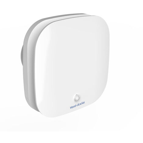Vent-Axia Supra Design 100 T ventilateur de salle de bain avec capteur de mouvement et minuterie réglable 90 m3/h Blanc