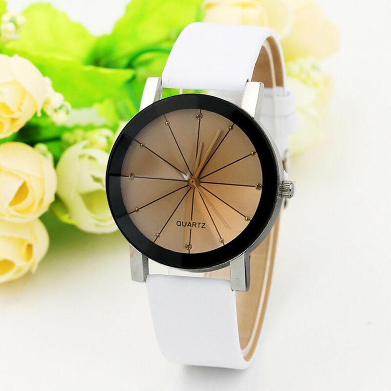 

Venta al por mayor de estudiantes, pareja, reloj con cinturon, moda, version coreana del reloj de meteorito de vidrio marron, reloj de perforacion