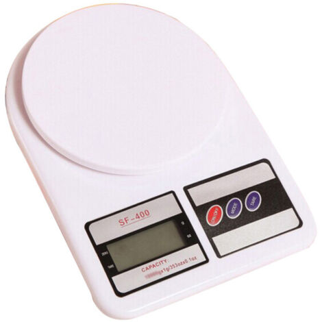 Venta al por mayor del fabricante de básculas electrónicas de cocina de alta precisión SF400, básculas para alimentos domésticos, básculas para repostería, básculas para postres de 10 kg/1 g (inglés)