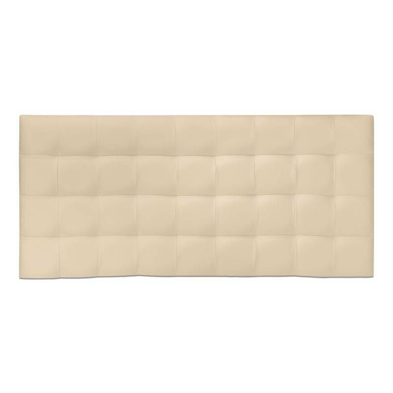 

Cabecero Modelo Cube Tapizado en Polipiel Crudo medida 121 x 70 cm (Para cama 105 ó 120 cm) - Ventadecolchones