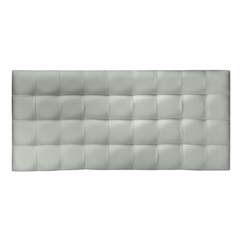 

Cabecero Modelo Cube Tapizado en Polipiel Plata medida 121 x 70 cm (Para cama 105 ó 120 cm) - Ventadecolchones