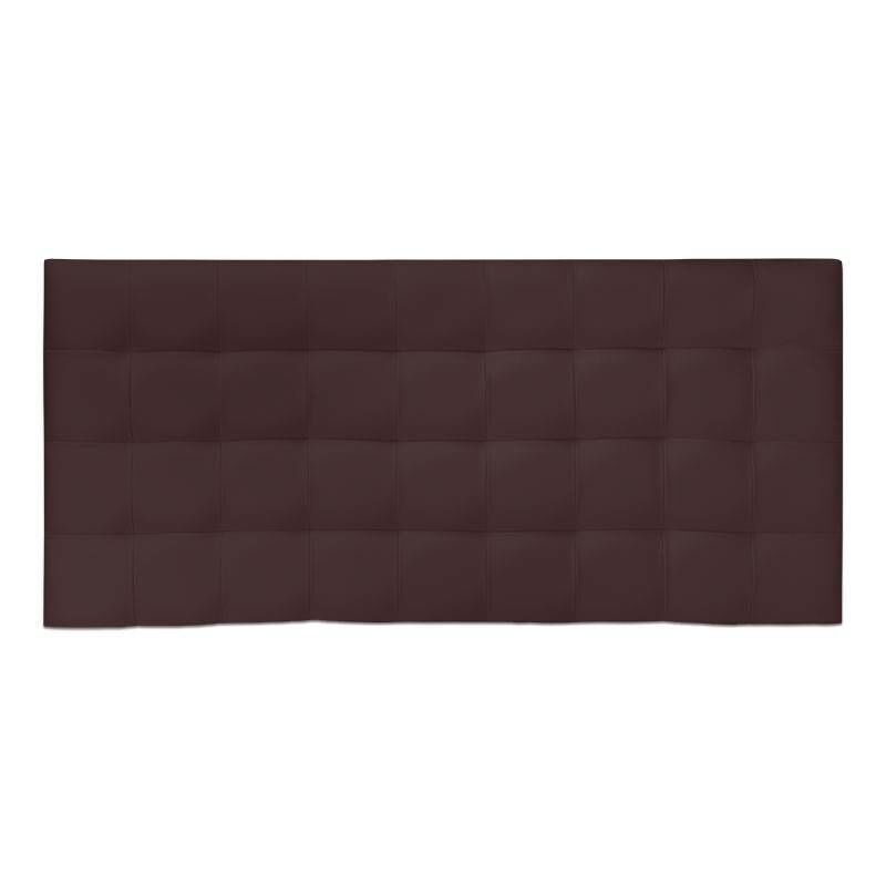 

Ventadecolchones - Cabecero Modelo Cube Tapizado en Polipiel Wengué medida 136 x 70 cm (Para cama 120 ó 135 cm)