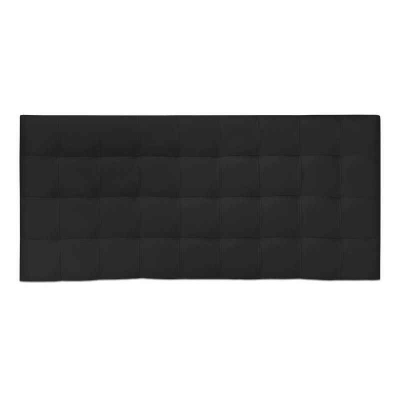 

Cabecero Modelo Cube Tapizado en Polipiel Negro medida 136 x 70 cm (Para cama 120 ó 135 cm) - Ventadecolchones